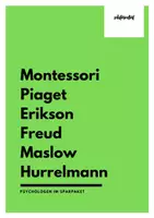 Vorschau - Stundenentwürfe - Das große Sparpaket der Psychologen - Freud | Erikson | Piaget | Maslow | Hurrelmann | Montessori | Lazarus - Deckblatt