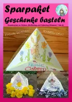 Vorschau - Mal- und Bastelvorlagen - Sparpaket Geschenke basteln (Ostern, Muttertag, Vatertag) - Deckblatt