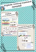 Vorschau - Spiele - Sparpaket: Flipbook: Writing a holiday postcard - Deckblatt
