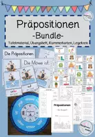 Vorschau - Arbeitsblätter - Präpositionen - Bundle - Deckblatt