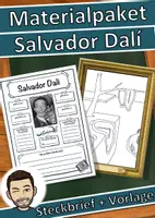 Vorschau - Unterrichtsreihen - Materialpaket Salvador Dalí (Surrealismus) - Deckblatt
