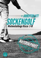 Vorschau - Arbeitsblätter - Materialpaket Sockengolf Kl. 5-10 mit Arbeitsblatt - Deckblatt