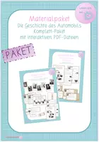 Vorschau - Unterrichtsreihen - Materialpaket - Die Geschichte des Automobils - Deckblatt
