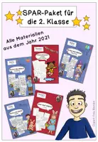Vorschau - Arbeitsblätter - SPAR-Paket für die 2. Klasse (2021) - Deckblatt
