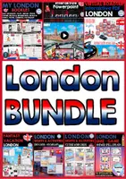 Vorschau - Stundenentwürfe - London BUNDLE - booklet, virtual roadtrip, interactive Powerpoint, fantasy vacation, info cards & flashcards - Deckblatt