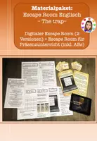 Vorschau - Arbeitsblätter - Paket: Escape-Room game the trap - Englisch (Digital + Präsenz) - Deckblatt