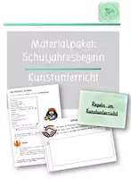 Vorschau - Fördermaterial/Inklusion - Kunstpaket für den Schuljahresbeginn - Deckblatt