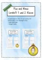 Vorschau - Arbeitsblätter - #jamikonkret: Lernheft Plus und Minus üben 1/2 Klasse - Deckblatt