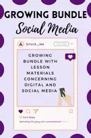 Vista previa - Unidades / Secuencias / Situaciones de Aprendizaje - Growing Bundle: Digital & Social Media Lesson Worksheets - Portada