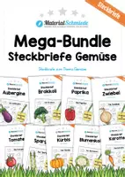 Vorschau - Arbeitsblätter - Mega-Bundle: Steckbriefe Gemüse (17 Arbeitsblätter) - Deckblatt