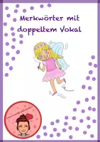 Vorschau - Arbeitsblätter - Merkwörter mit doppeltem Vokal - Deckblatt