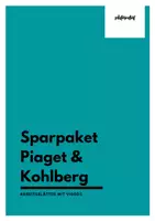 Vorschau - Stundenentwürfe - Sparpaket Jean Piaget & Lawrence Kohlberg - Arbeitsblätter & Videos - Deckblatt