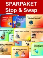 Vorschau - Stationenlernen - Stop and Swap Cards Englisch - Materialpaket - Deckblatt