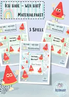Vorschau - Spiele - Materialpaket: Ich habe...wer hat? Mathespiel - Rechnen - Deckblatt