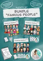 Vista previa - Unidades / Secuencias / Situaciones de Aprendizaje - Cliparts-Bundle Paquete de Gráficos "Famous people" / "Gente famosa" - Portada