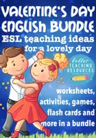 Vista previa - Unidades / Secuencias / Situaciones de Aprendizaje - VALENTINE'S DAY English paquete de materiales Inglés - Portada