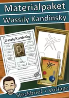 Vorschau - Unterrichtsreihen - Materialpaket Wassily Kandinsky (Abstrakte Kunst) - Deckblatt