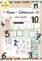 Vorschau - Arbeitsblätter - Mathematik für die 1. Klasse - Zahlenraum 10 - Deckblatt