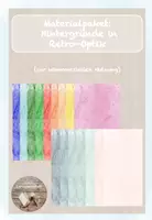 Vorschau - selbst erstellte Cliparts/Grafiken - Materialpaket: Hintergründe in Retro-Optik - Deckblatt