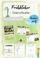 Vorschau - Arbeitsblätter - Frühblüher: Unterrichtsreihe (Wechselunterricht) (Kl. 1) - Deckblatt