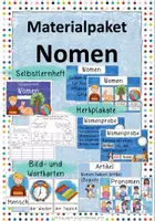 Vorschau - Arbeitsblätter - Materialpaket Nomen - Deckblatt