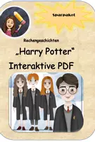 Vorschau - Arbeitsblätter - Sparpaket Harry Potter Längen - Deckblatt