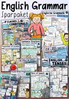 Vorschau - Arbeitsblätter - English Grammar / Englische Grammatik - SPARPAKET 📦 - Deckblatt
