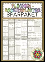 Vorschau - Arbeitsblätter - FLÄCHEN (Arbeitsblätter) - Sparpaket - Deckblatt