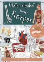 Vorschau - Stundenentwürfe - Unser Körper - XXL Materialpaket: Knochen, Organe, Gelenke, Wirbelsäule, Skelett - Deckblatt