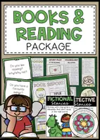 Vorschau - Arbeitsblätter - Books & Reading - Package - Deckblatt