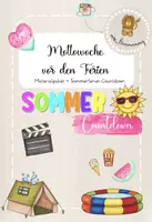 Vorschau - Arbeitsblätter - Materialpaket: Sommerferien Countdown - Deckblatt