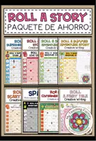 Vista previa - Hojas de trabajo - Roll a story - Creative Writing Package - PAQUETE DE AHORRO - Portada