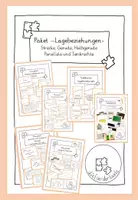 Vorschau - Arbeitsblätter - Materialpaket -Lagebeziehungen- - Deckblatt