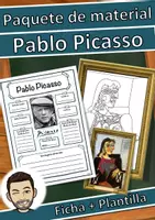 Vista previa - Unidades / Secuencias / Situaciones de Aprendizaje - Paquete de materiales Pablo Picasso (Cubismo) - Portada