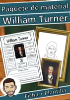 Vista previa - Hojas de trabajo - Paquete de materiales William Turner (romance) - Portada