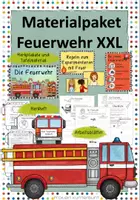 Vorschau - Arbeitsblätter - Materialpaket Feuerwehr XXL #edukilights22 - Deckblatt