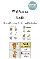 Vorschau - Arbeitsblätter - "Wild Animals": Picture Dictionary & Bild-und Wortkarten - Deckblatt