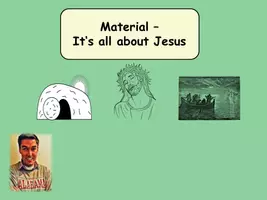 Vorschau - Unterrichtsreihen - Material - It is all about Jesus - Deckblatt