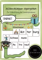 Vorschau - Spiele - Sparpaket Silbenklapper - Deckblatt