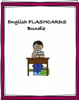 Vorschau - Stationenlernen - English Flashcards Bundle: Top 4 Sets at 30% off! (Bildkarten/Englisch) - Deckblatt