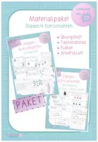 Vorschau - Arbeitsblätter - Materialpaket - Doppelte Konsonanten - Deckblatt
