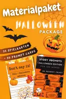 Vorschau - Spiele - Halloween Package: Don't say it! (Fall + Halloween Edition) + Story Prompts (Halloween Edition) - Deckblatt