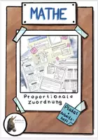 Vorschau - Arbeitsblätter - Paket Proportionale Zuordnung Poster und Arbeitsheft - Deckblatt