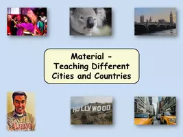 Vorschau - Stundenentwürfe - Material - Teaching different countries and cities - Deckblatt