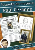 Vista previa - Hojas de trabajo - Paquete de materiales Paul Cézanne (Impresionismo) - Portada