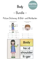 Vorschau - Arbeitsblätter - "Body": Picture Dictionary & Bild-und Wortkarten - Deckblatt