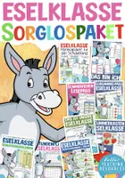 Vorschau - Mal- und Bastelvorlagen - Eselklasse XXL Materialpaket Klassentier Esel - Deckblatt