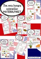 Vorschau - Arbeitsblätter - Materialpaket "The very hungry caterpillar" - Deckblatt