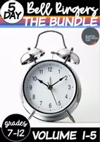 Vorschau - Arbeitsblätter - Weekly Bell Ringers- Bundle 1 - Deckblatt