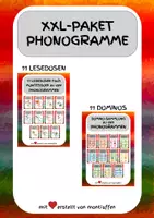 Vorschau - Arbeitsblätter - XXL-Paket "Phonogramme" - Deckblatt
